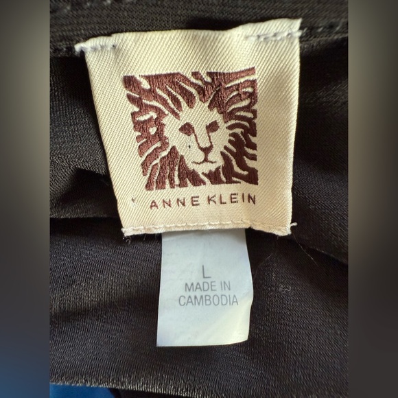 Anne Klein Black Long Sleeve Top with Cut-Out Details - Picture 14 of 17